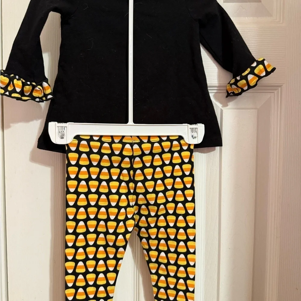Bonnie Baby Halloween Candy Corn Outfit